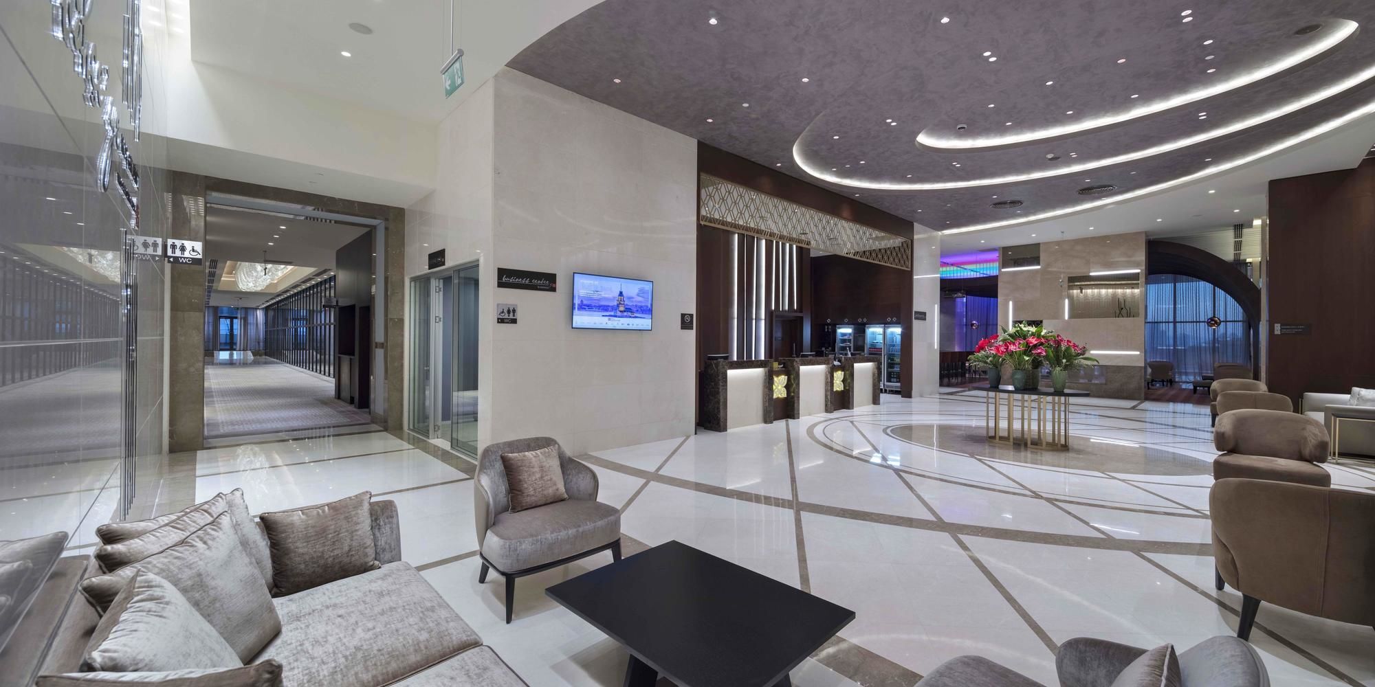 Doubletree By Hilton Istanbul Umraniye Hotell Eksteriør bilde Lobby